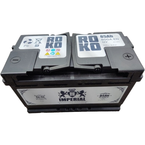 Аккумулятор ROKO  IMPERIAL 6 СТ  85 0(R+)