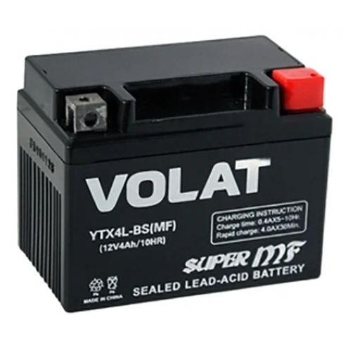 Аккумулятор VOLAT  YTX4L-BS (MF) 4 0(R+)