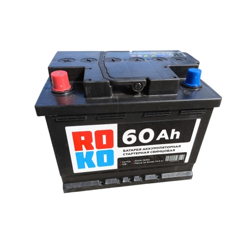 Аккумулятор ROKO  6 СТ  60 1(L+)