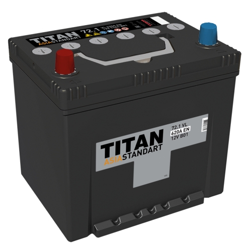 Аккумулятор TITAN  Asia Standart 72 1(L+)