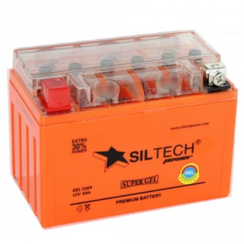 Аккумулятор SILTECH GEL 1209 YTX9-BS 12V9 1(L+)