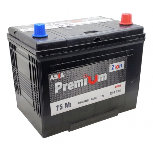Аккумулятор ZION  PREMIUM JIS  75 0(R+)