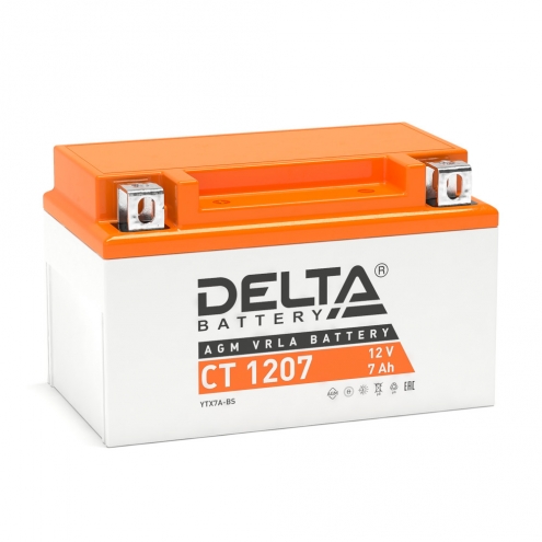 Аккумулятор Delta  CT 1207 7 А 1(L+)