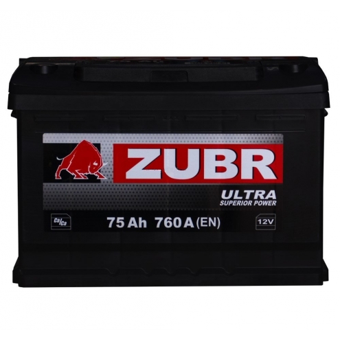 Аккумулятор ZUBR  Ultra 75 0(R+)