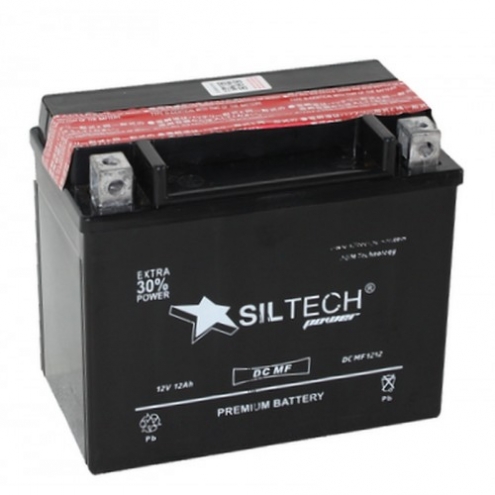 Аккумулятор SILTECH DC MF 1212 YTX12-BS 12V12 1(L+)