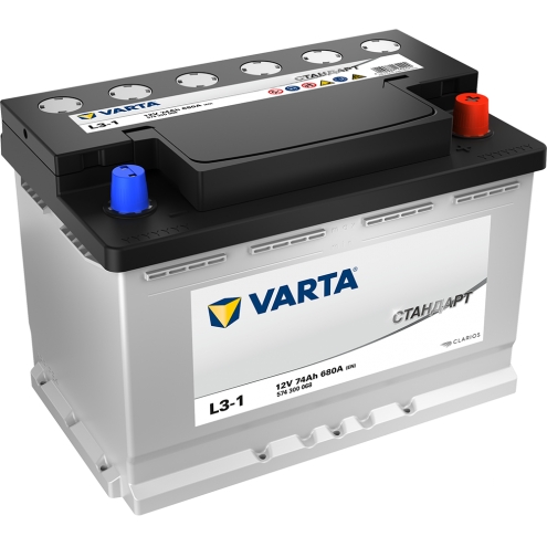 Аккумулятор VARTA  Стандарт 74 0(R+)