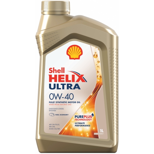 Масло моторное синтетическое SHELL  Helix Ultra 0W-40 1