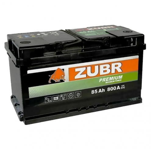 Аккумулятор ZUBR  Premium низкий  85 0(R+)