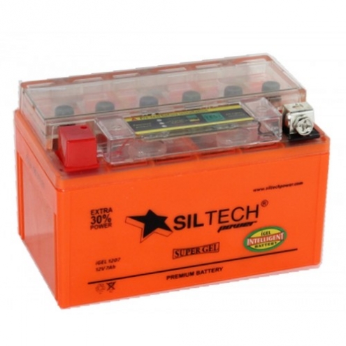Аккумулятор SILTECH iGEL 1207 YTX7A-BS 12V7 1(L+)