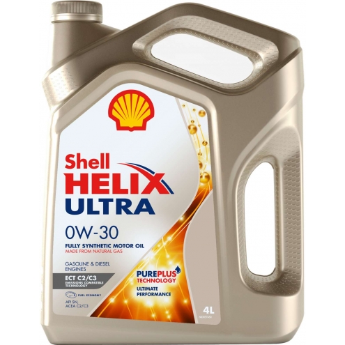 Масло моторное синтетическое SHELL  Helix Ultra ECT C2/C3 0W-30 4