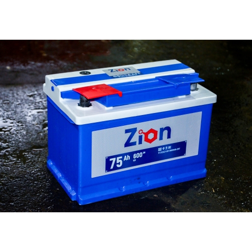 Аккумулятор ZION  6 СТ 75 1(L+)