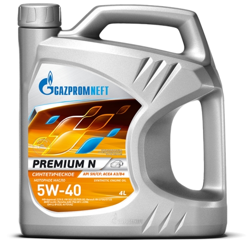 Масло моторное синтетическое Gazpromneft Premium 5W-40 1