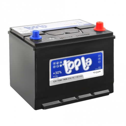 Аккумулятор TOPLA  Top sealed JIS  75 0(R+)