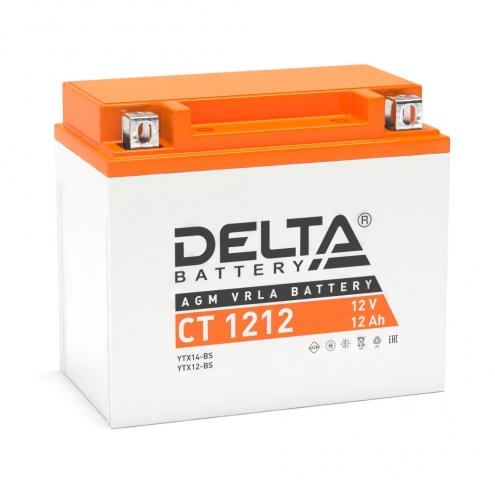 Аккумулятор Delta  CT 1212 12 А 1(L+)