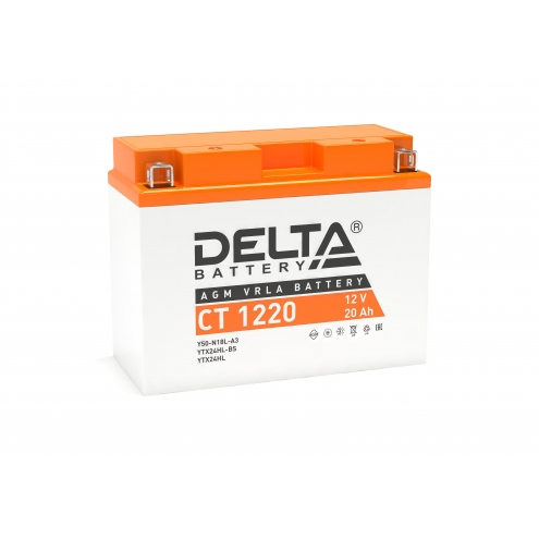 Аккумулятор Delta  CT 1220 20 А 0(R+)