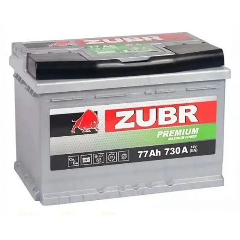 Аккумулятор ZUBR  Premium  77 0(R+)