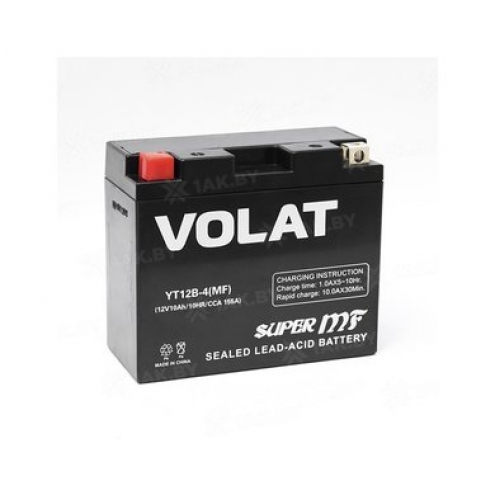 Аккумулятор VOLAT  YT12B-4 (MF) 10 1(L+)