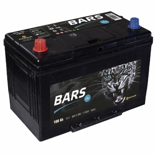 Аккумулятор BARS  JIS 100 1(L+)