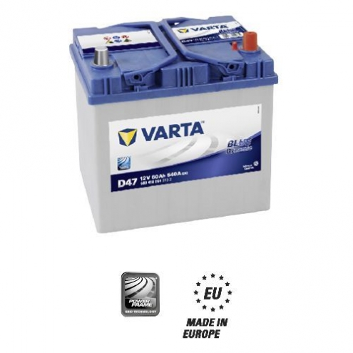 Аккумулятор VARTA  BD 6СТ (560 410) JIS 60 0(R+)