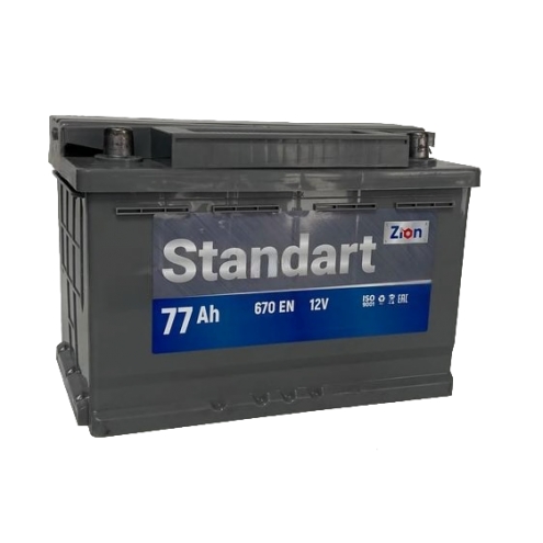 Аккумулятор ZION  Standart 6 СТ  77 0(R+)