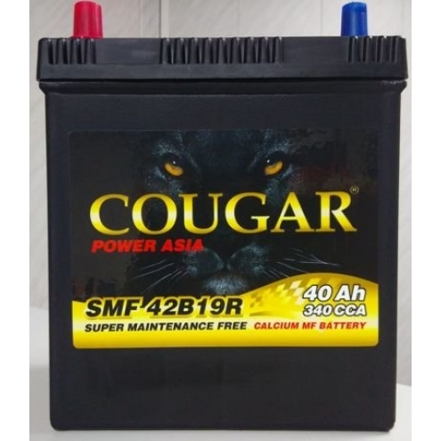 Аккумулятор COUGAR  42B19R 40 1(L+)