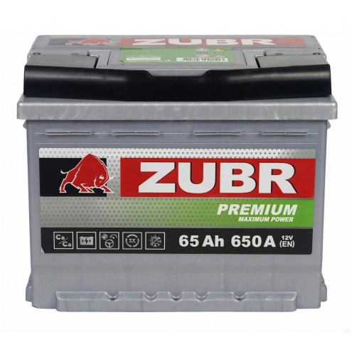 Аккумулятор ZUBR  Premium  65 1(L+)
