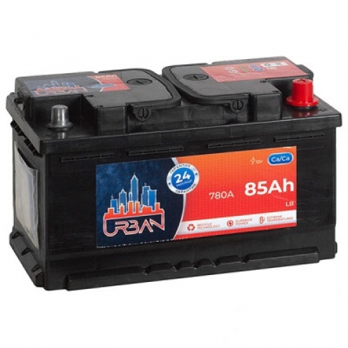 Аккумулятор URBAN  6 СТ низкий 85 0(R+)