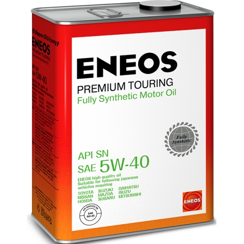 Масло моторное синтетическое ENEOS Premium TOURING SN 5W-40 4