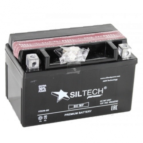 Аккумулятор SILTECH DC MF 1207 YTX7A-BS 12V7 1(L+)