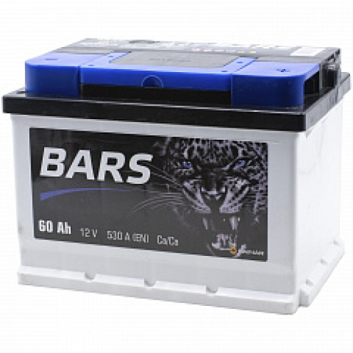 Аккумулятор BARS  6 СТ низкий 60 0(R+)
