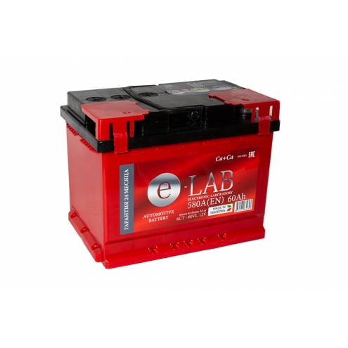 Аккумулятор E-LAB  6 СТ  60 1(L+)