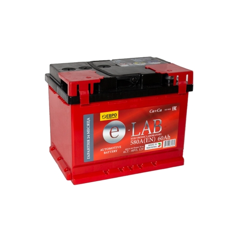 Аккумулятор E-LAB  6 СТ  60 0(R+)