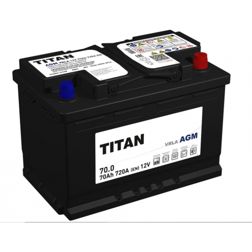 Аккумулятор TITAN  AGM  70 0(R+)