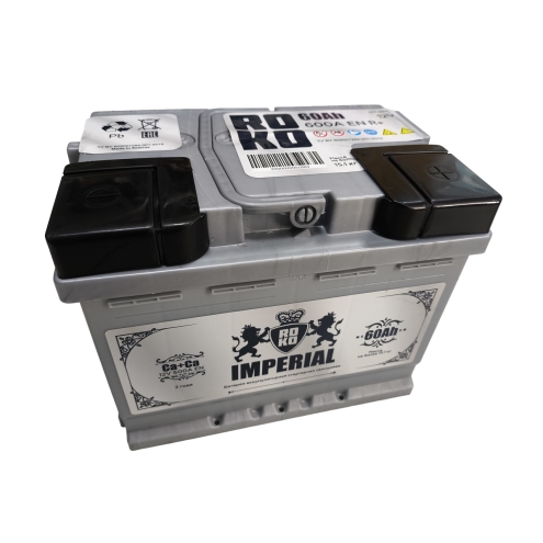 Аккумулятор ROKO  IMPERIAL 6 СТ  60 0(R+)