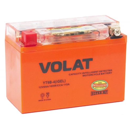 Аккумулятор VOLAT iGEL YT9B-4 8 1(L+)