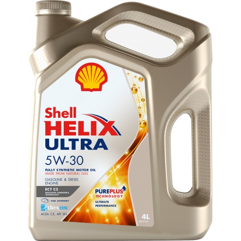 Масло моторное синтетическое SHELL  Helix Ultra ECT 5W-30 4