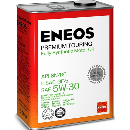 Масло моторное синтетическое ENEOS Premium TOURING SN 5W-30 4
