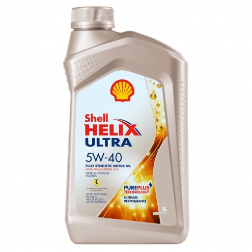 Масло моторное синтетическое SHELL  Helix Ultra 5W-40 1