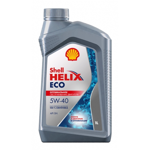 Масло моторное синтетическое SHELL  Helix ECO SN 5W-40 1