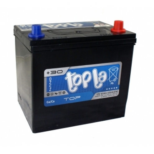 Аккумулятор TOPLA  Top sealed JIS 60 0(R+)