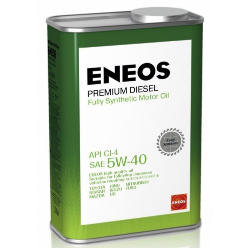 Масло моторное синтетическое ENEOS PREMIUM DIESEL  5W-40 1