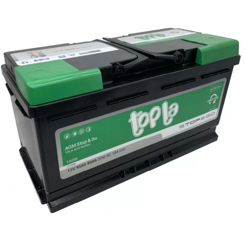 Аккумулятор TOPLA AGM STOP&GO  95 0(R+)