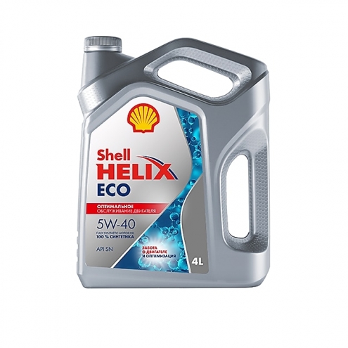 Масло моторное синтетическое SHELL  Helix ECO SN 5W-40 4