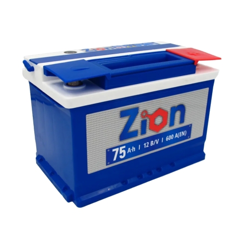 Аккумулятор ZION  6 СТ  75 0(R+)