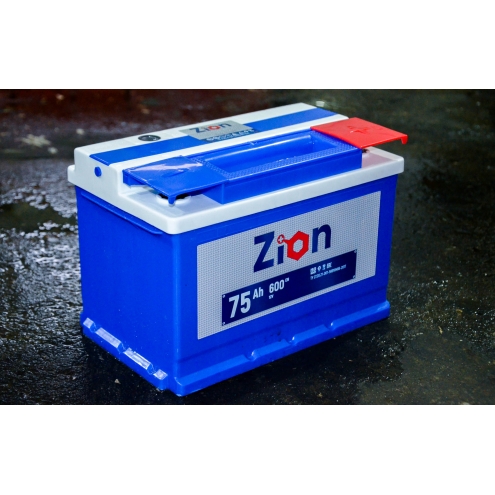 Аккумулятор ZION  6 СТ 75 0(R+)