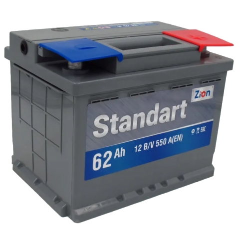 Аккумулятор ZION  Standart 6 СТ  62 0(R+)