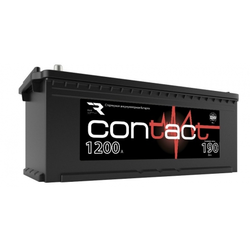 Аккумулятор CONTACT  6 СТ конус  190 4(-+)