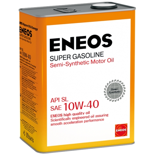Масло моторное полусинтетическое ENEOS SUPER GASOLINE SL п/с 10W-40 4