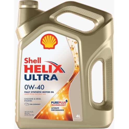 Масло моторное синтетическое SHELL  Helix Ultra 0W-40 4