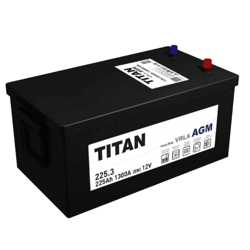 Аккумулятор TITAN  AGM  225 3(+-)